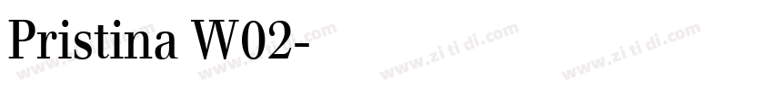 Pristina W02字体转换